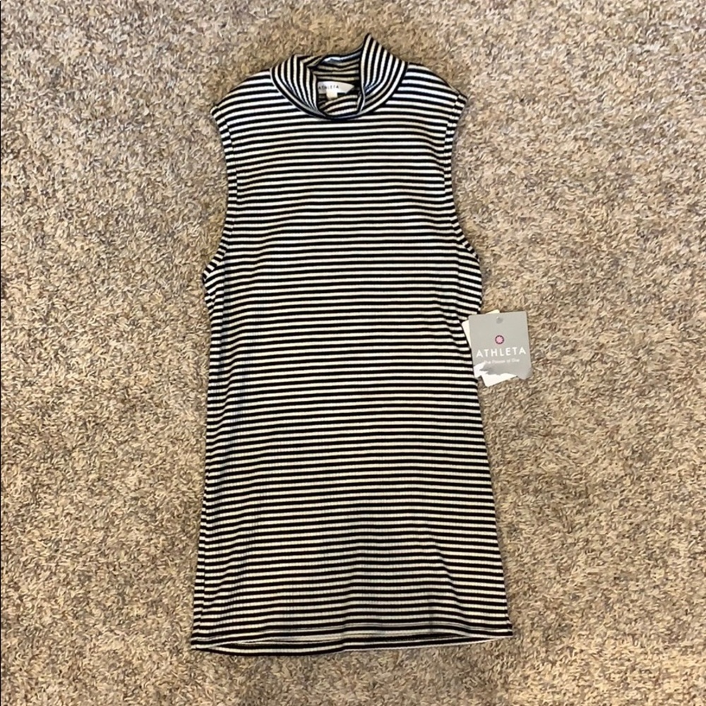 Athleta tank top with a high neck
